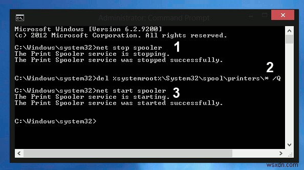 Windows 8에서 프린터 인쇄 대기열을 지우는 2가지 방법