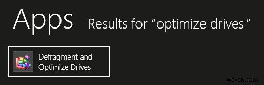 Windows 8에서 드라이브를 최적화해 성능을 높이는 방법