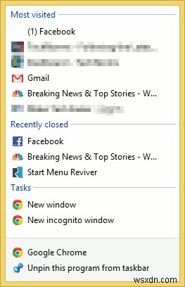 Windows 점프 목록(점프 리스트) 백업 및 복원하는 방법