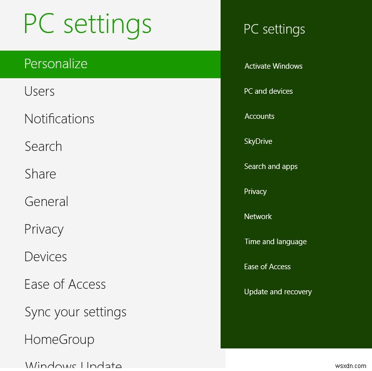 Windows 8 vs 8.1, PC 설정에서 달라진 점은 무엇일까?