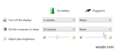 Windows 8.1 자동 밝기 조정(적응형 밝기) 비활성화 방법