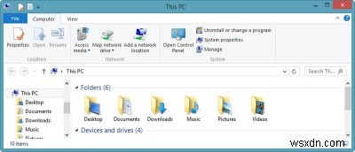 Windows 8.1  내 PC 에서 불필요한 폴더 제거 및 복원하는 방법
