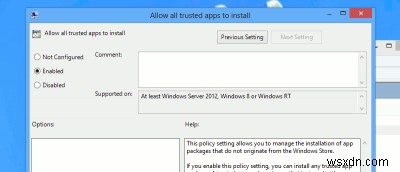 Windows 스토어 없이 Windows 8 앱 설치하는 방법 (로컬 그룹 정책 활용법)