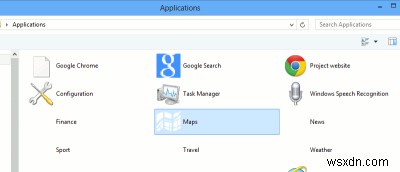 Windows 8 바탕 화면에서 설치된 앱을 바로 실행하는 방법