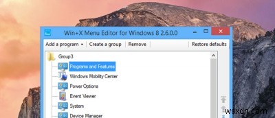 Windows 8에서 Win + X 메뉴 쉽게 편집해 생산성 높이는 방법