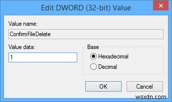 Windows 8에서 삭제 확인 대화 상자 활성화하는 방법