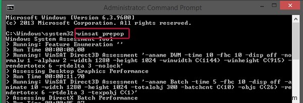 Windows 8.1에서 사라진 Windows 경험 지수 점수 확인하는 방법