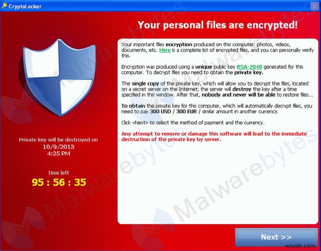 크립토락커(CryptoLocker)란 무엇이며, 어떻게 예방할 수 있을까?