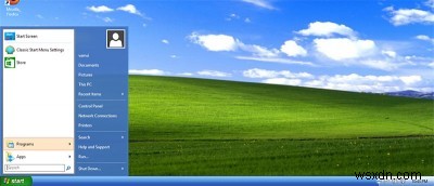 Windows 8을 Windows XP처럼 보이게 만드는 방법