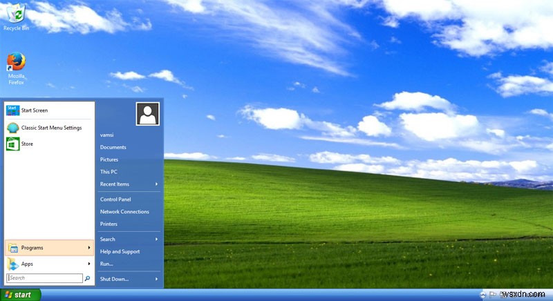 Windows 8을 Windows XP처럼 보이게 만드는 방법