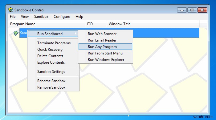 Sandboxie로 샌드박스 환경에서 Windows 앱을 안전하게 실행하고 맬웨어로부터 PC 보호하기