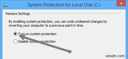 Windows 8/8.1에서 시스템 복원 기능 설정 및 비활성화하는 방법