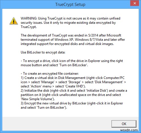 데이터 보호를 위한 최고의 TrueCrypt 대안 5가지