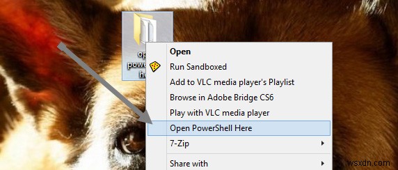 Windows 우클릭 컨텍스트 메뉴에 여기서 PowerShell 열기 옵션 추가하는 방법