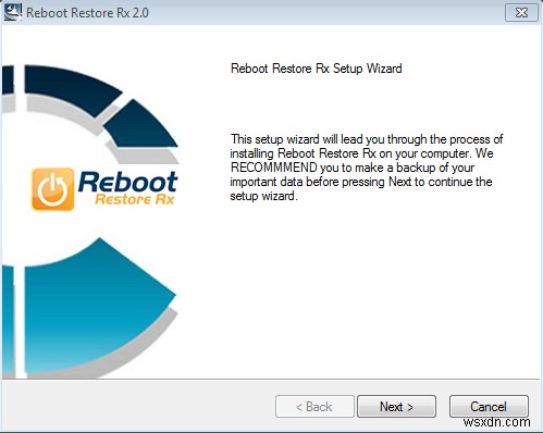 Reboot Restore Rx – 재부팅만 하면 Windows 시스템이 자동으로 복원되는 무료 프로그램