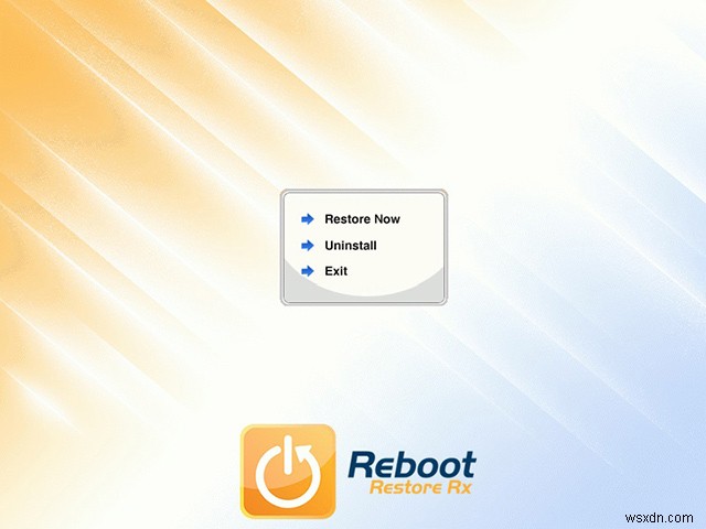 Reboot Restore Rx – 재부팅만 하면 Windows 시스템이 자동으로 복원되는 무료 프로그램