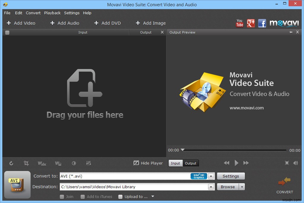 Movavi Video Suite – Windows용 올인원 영상 편집 툴킷