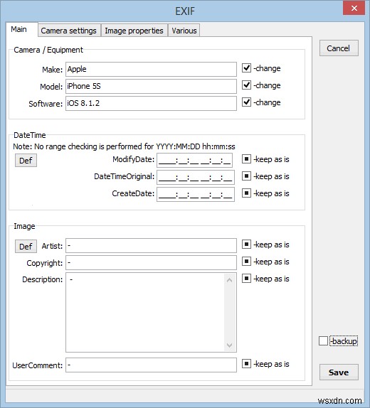 Windows에서 사진의 숨겨진 EXIF 메타데이터 쉽게 편집하는 방법