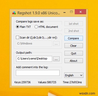 Regshot으로 Windows 레지스트리 변경 사항 손쉽게 추적하는 방법