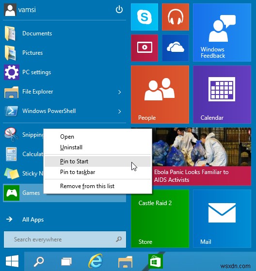 Windows 10 시작 메뉴를 자신만의 스타일로 꾸미는 4가지 쉬운 방법