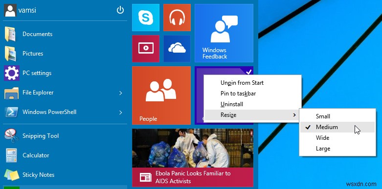 Windows 10 시작 메뉴를 자신만의 스타일로 꾸미는 4가지 쉬운 방법