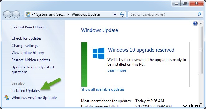 윈도우 작업표시줄에서  Windows 10 가져오기  아이콘 제거하는 방법