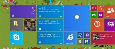 Windows 8.1 메일 앱에서 이메일 계정별로 다른 라이브 타일 설정하는 방법