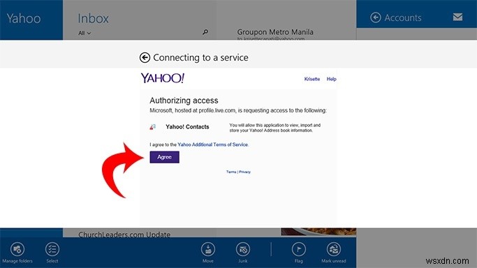 Windows 8.1 메일 앱에서 이메일 계정별로 다른 라이브 타일 설정하는 방법