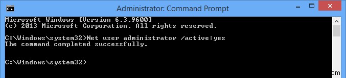 Windows에서 숨겨진 최고 관리자(Super Administrator) 계정 활성화하는 방법