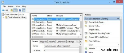 Windows 작업 스케줄러에서 예약 작업 이름을 변경하는 방법