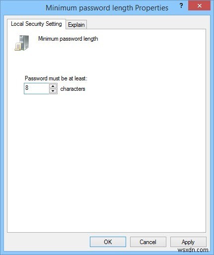 Windows에서 사용자 암호 규칙을 적용하는 방법