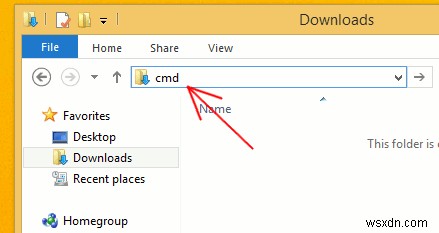 Windows 8 파일 탐색기에서 우클릭으로 관리자 명령 프롬프트 실행하는 방법