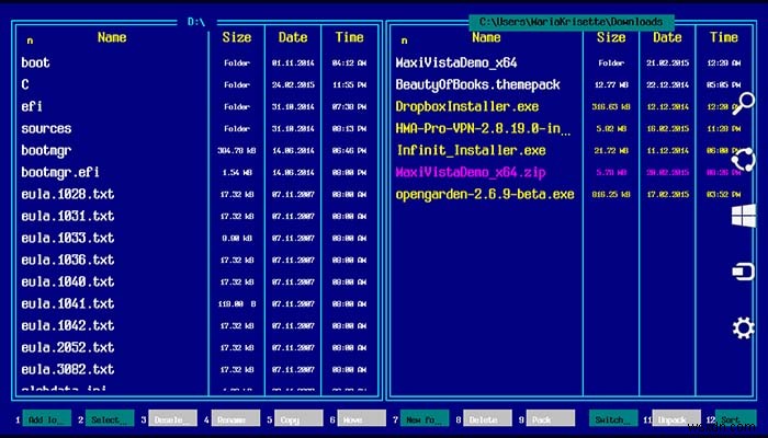 윈도우 8용 파일 매니저 골드(File Manager Gold)로 파일 관리를 한결 간편하게