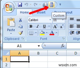 엑셀 빠른 실행 도구 모음에 Windows 계산기 추가하는 방법