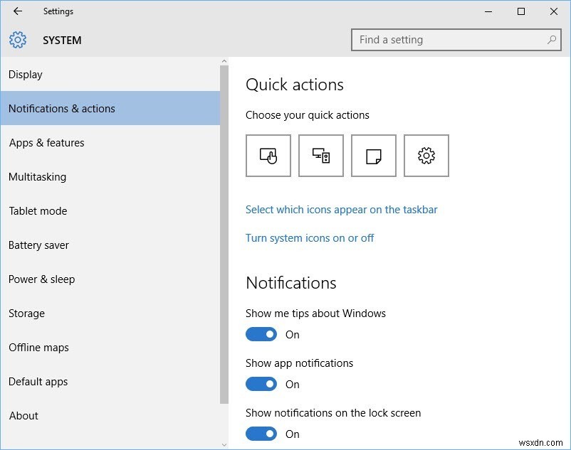 Windows 10 알림 센터(액션 센터) 사용자 지정 방법 총정리