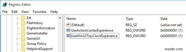 Windows 10에서 예전 클래식 시계로 되돌리는 방법