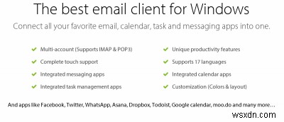 MailBird – Microsoft Outlook을 대체할 만한 훌륭한 이메일 클라이언트