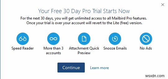 MailBird – Microsoft Outlook을 대체할 만한 훌륭한 이메일 클라이언트