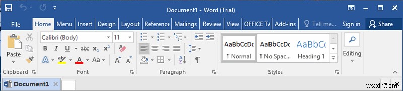 Windows에서 Microsoft Office에 탭 인터페이스 추가하는 방법