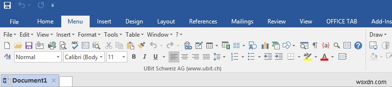 Windows에서 Microsoft Office에 탭 인터페이스 추가하는 방법
