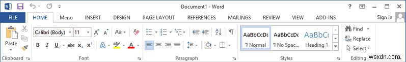Microsoft Office 리본 UI를 클래식 메뉴로 복원하는 방법