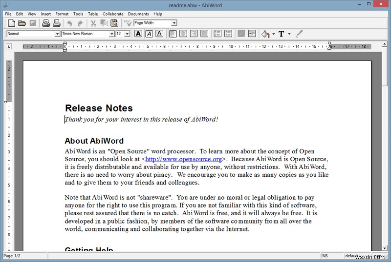 가볍고 빠른 Microsoft Word 무료 대안 프로그램 2가지 – Atlantis Nova & AbiWord