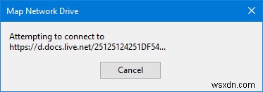 Windows 10에서 OneDrive를 네트워크 드라이브로 연결하는 방법