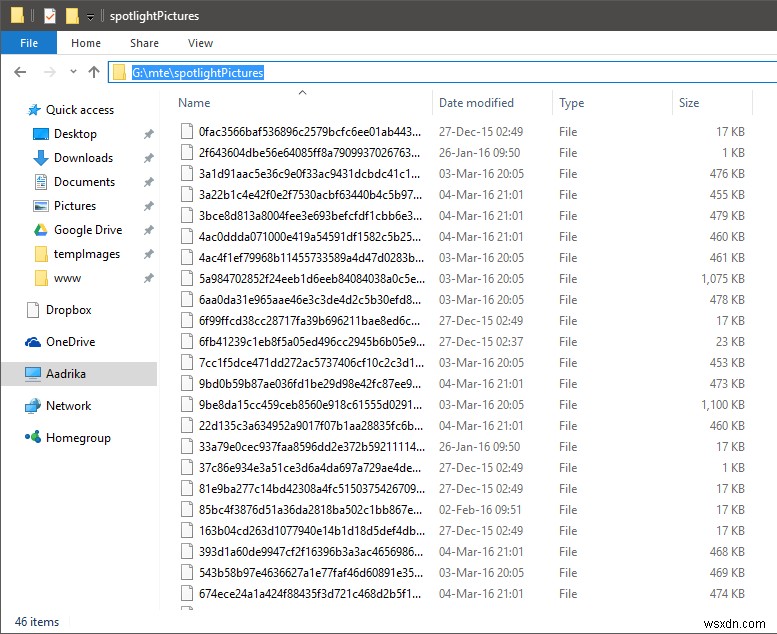 Windows 10 스포트라이트 잠금 화면 이미지 저장하는 방법