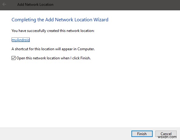 WiFi를 통해 Windows PC에서 안드로이드 파일에 접속하는 방법