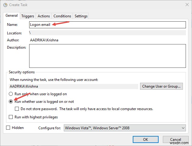 Windows 사용자 로그인 시 이메일 알림 자동으로 받는 방법