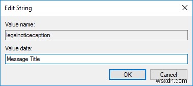 Windows 10 로그인 화면에 사용자 지정 메시지를 표시하는 방법