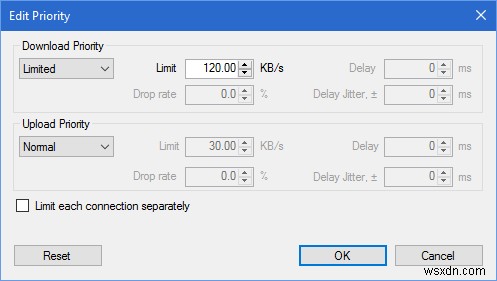Windows 10에서 특정 애플리케이션의 대역폭 사용량을 제한하는 방법