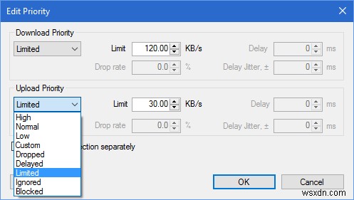 Windows 10에서 특정 애플리케이션의 대역폭 사용량을 제한하는 방법