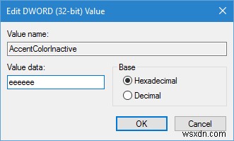 Windows 10에서 비활성 창의 제목 표시줄에 색상 적용하는 방법